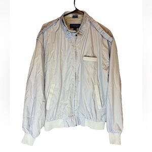 Towncraft Men’s Light Blue Vintage Bomber Jacket Size Medium